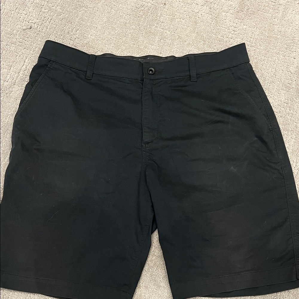 Nike Men's Black Flat Front Shorts